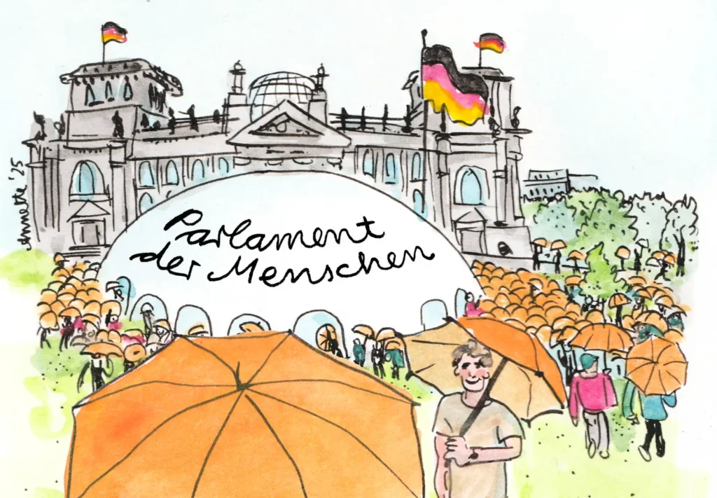 Parlament der Menschen Illustration